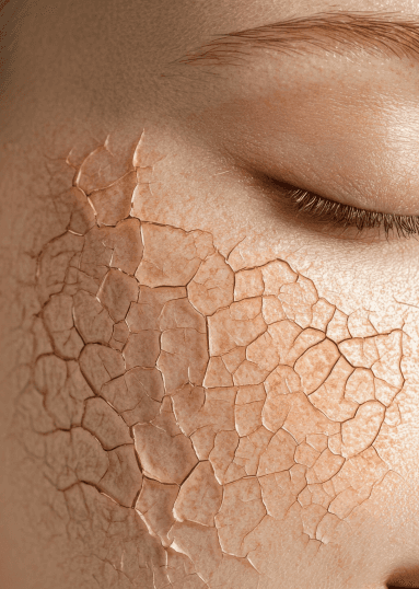 Dry cracked skin