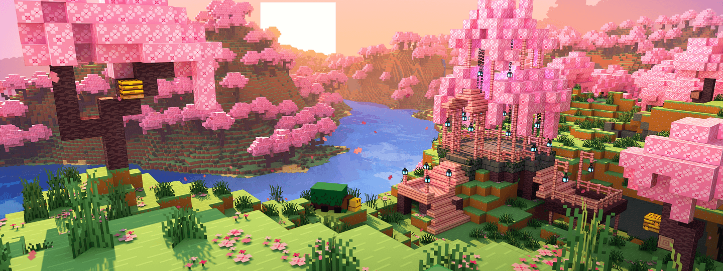 Sakura Minecraft Forest