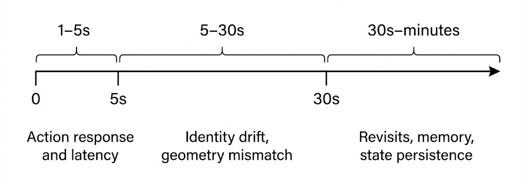 Figure 2: Failure modes as horizon grows