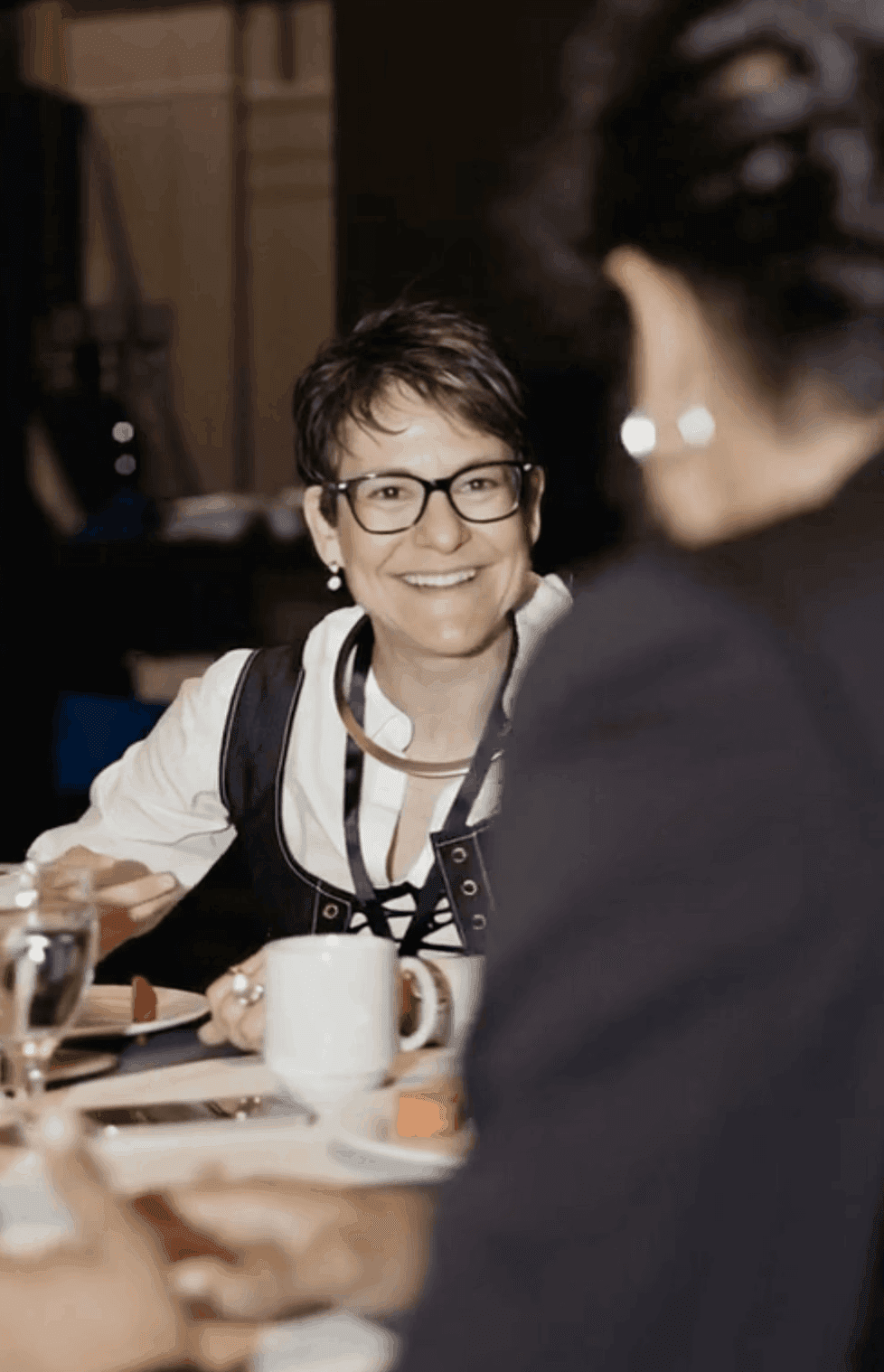 daneal talking with students in a workshop