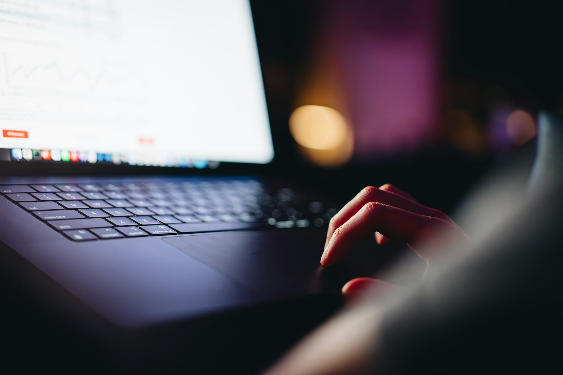 Two palm trees against a clear blue sky