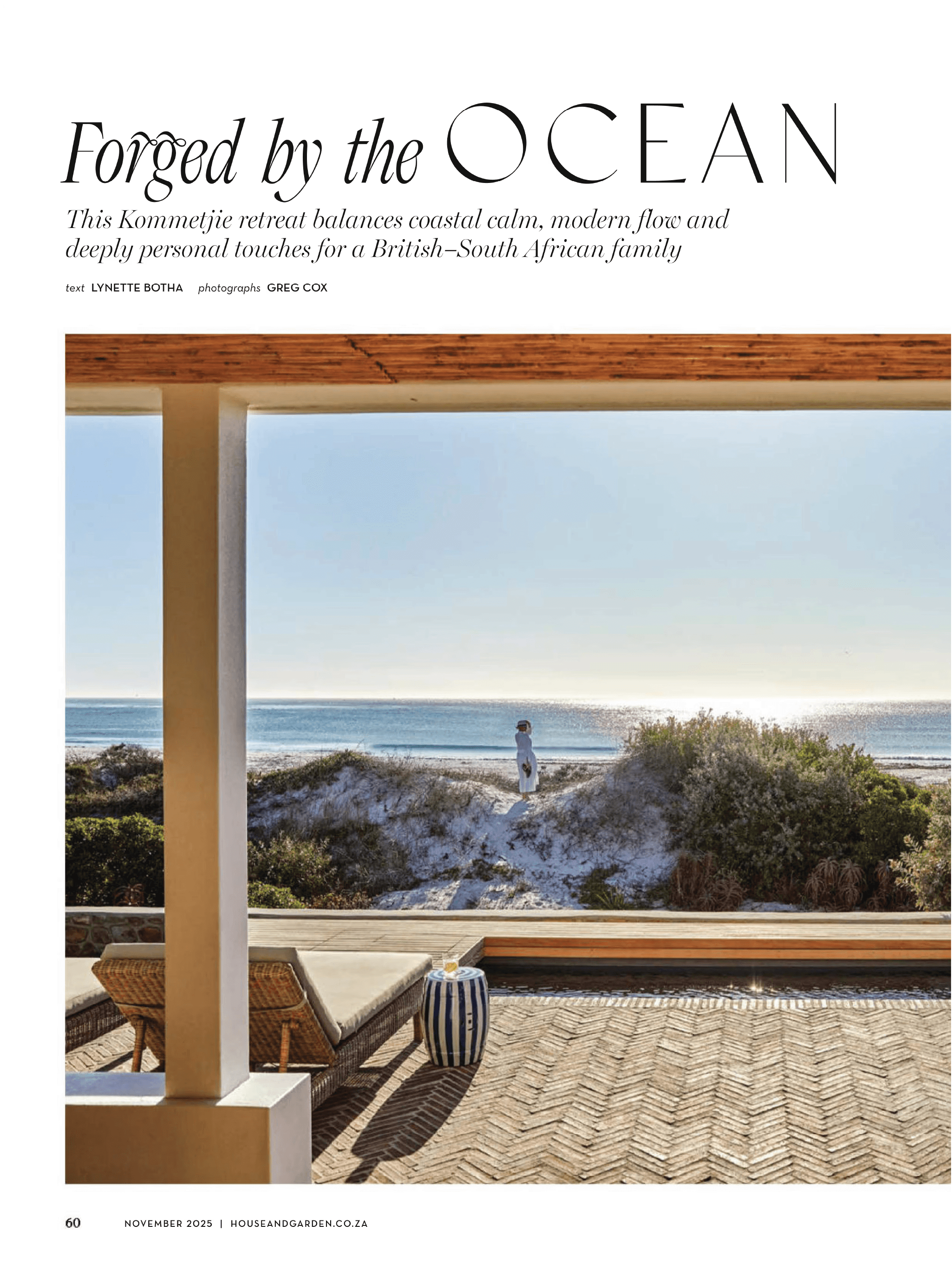 Pelican House Feature inConde Nast House & Garden - Nov 2025