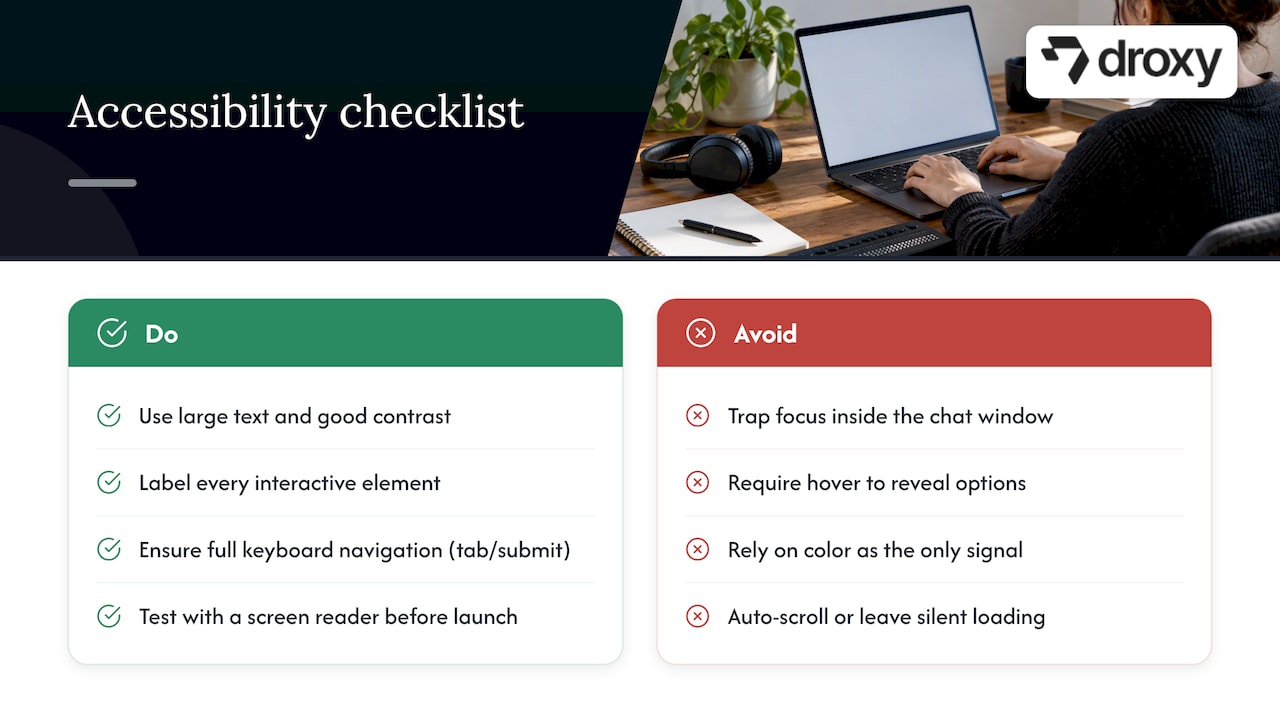Designing the Interface Around Accessibility — overview diagram