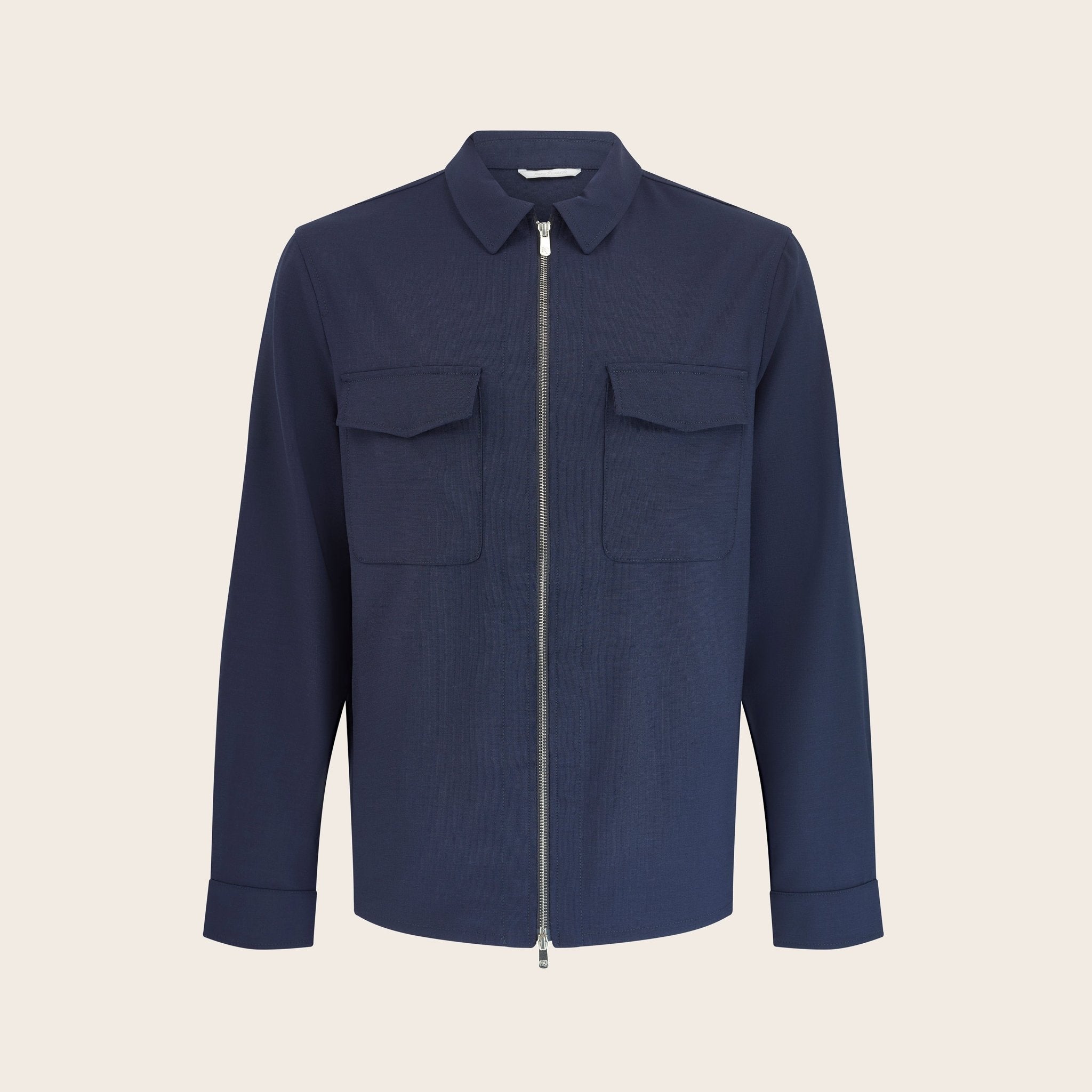 Urus 2 Way Zip Wool Overshirt - Adda River