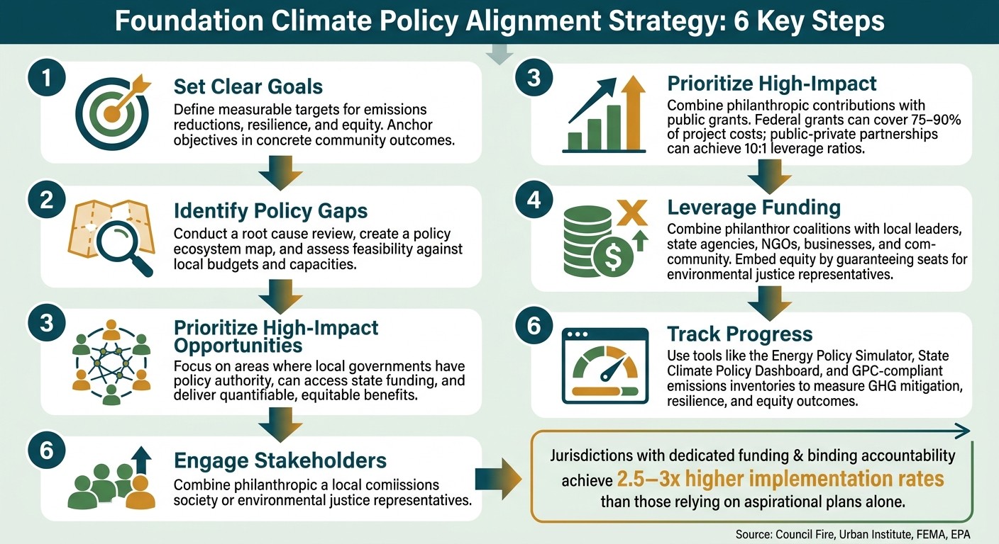 How Foundations Align Local Climate Policy with State & Federal Goals