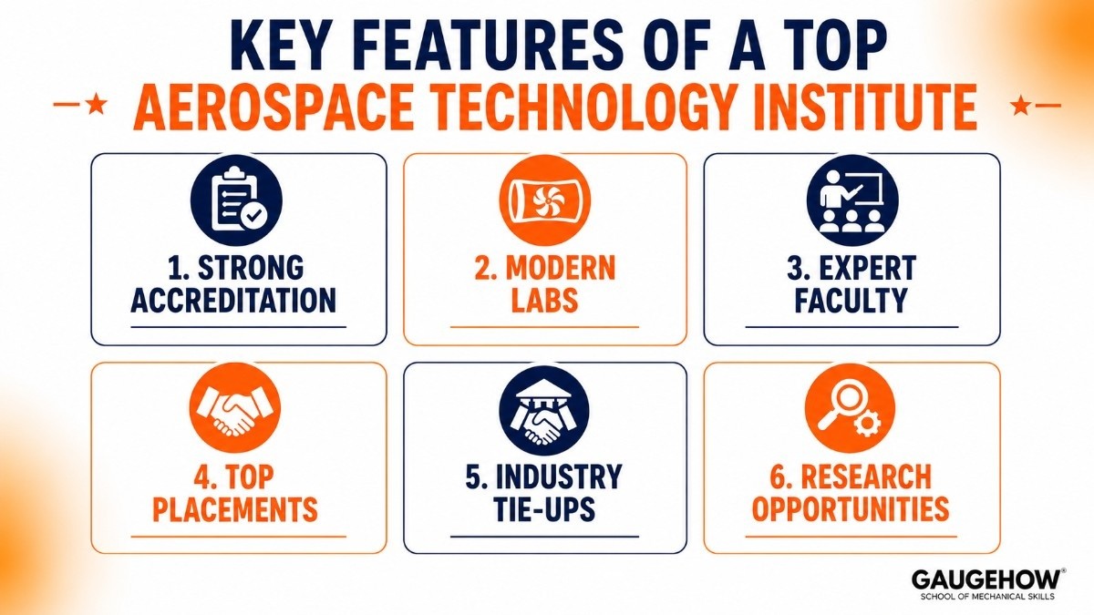 key features of a top aerospace technology institute