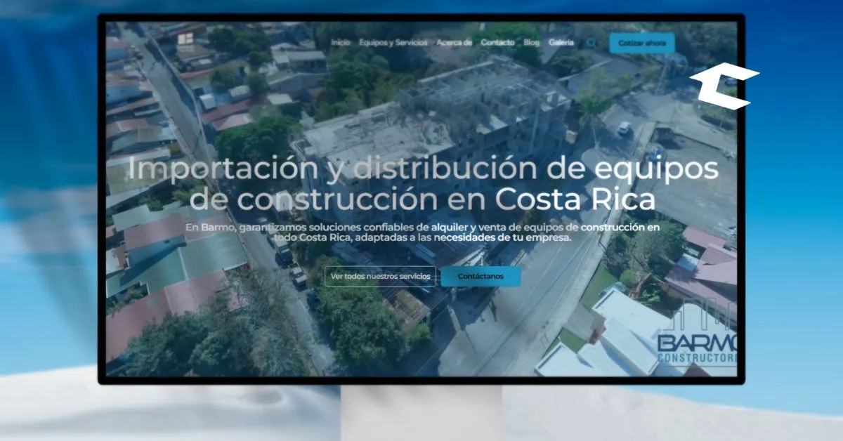 Diseño y desarrollo web de Barmo.net por Creative Wave Studio en Costa Rica