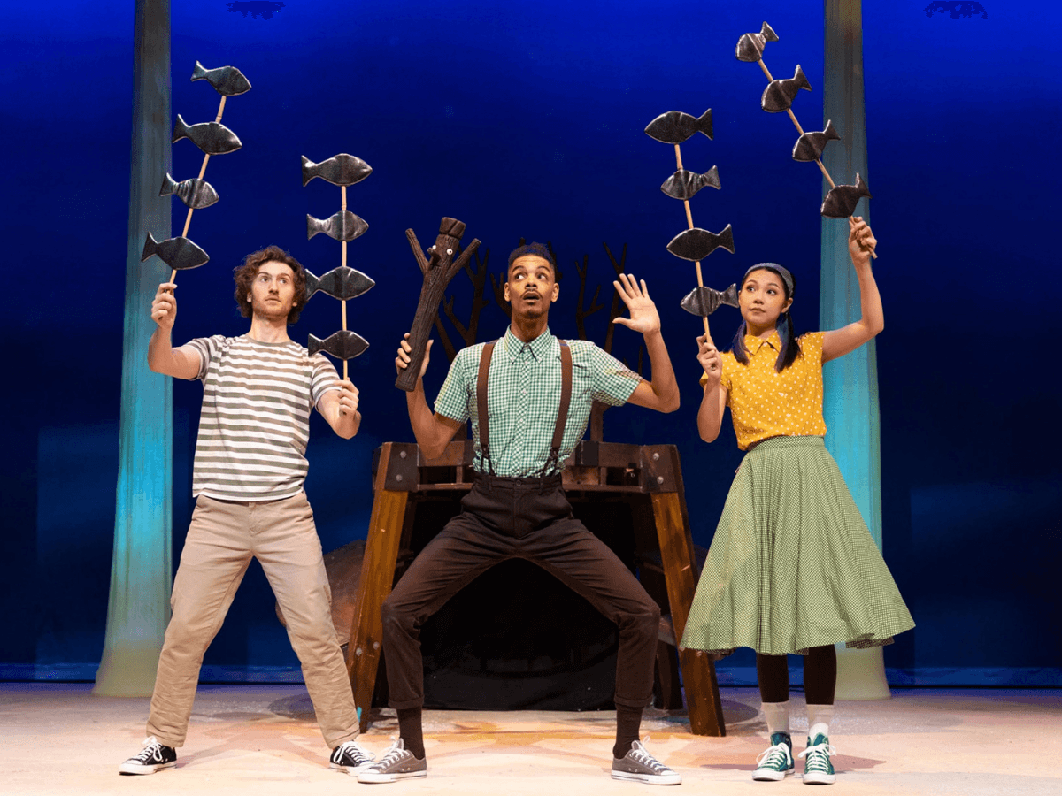 Stick Man performance London 2024 cast.