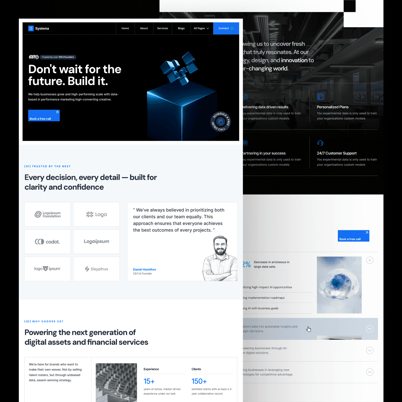 framer technology template