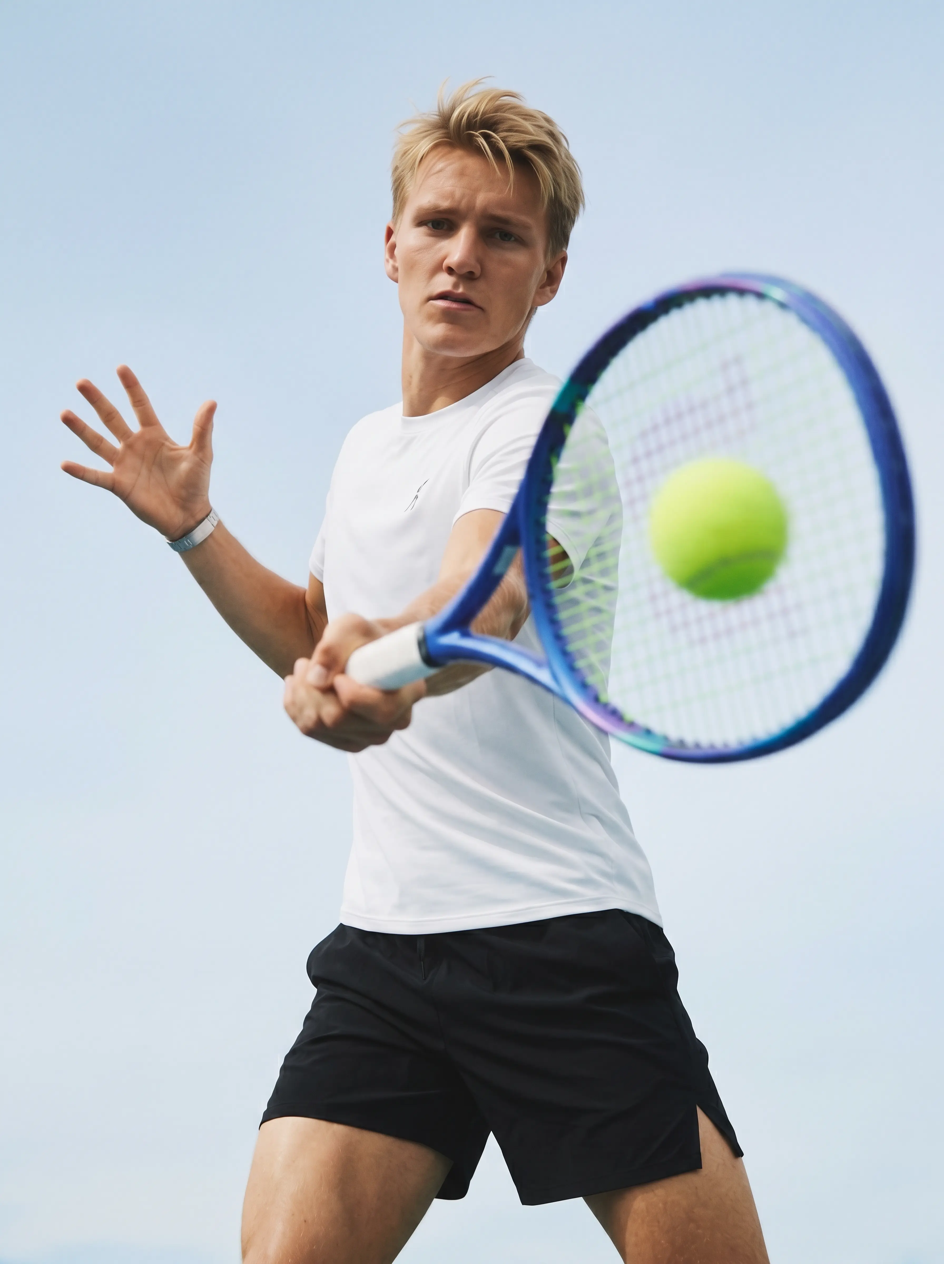 Person Playing Tennis
