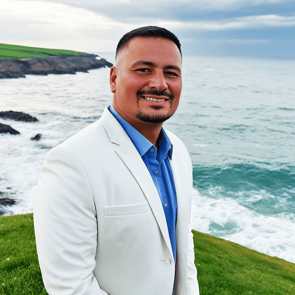 Portrait of One Hour Brand founder Jose Garcia