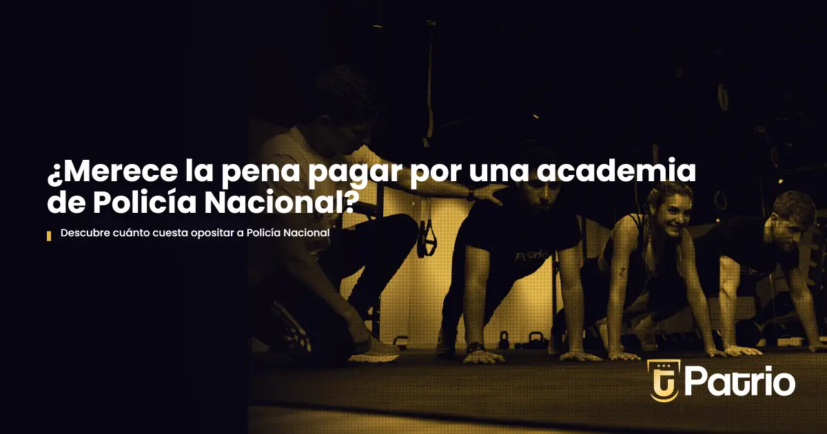 Cuanto cuesta ser policía nacional 