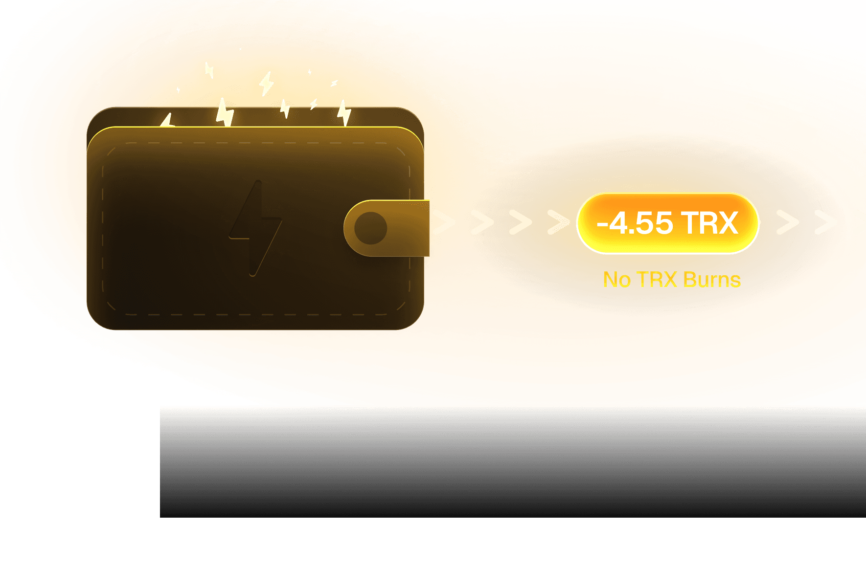 Wallet with tron energy rent
