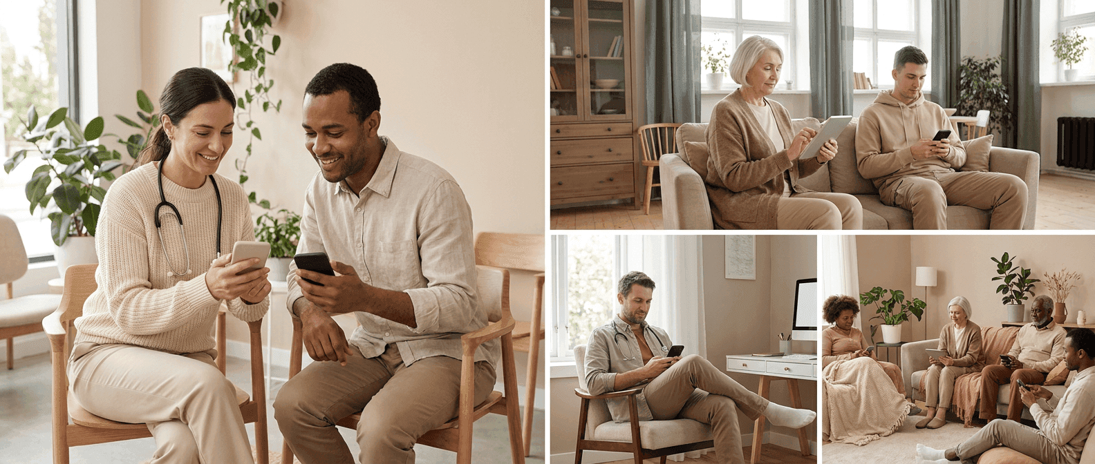 Patients and doctors communicating using HIPAA-compliant texting
