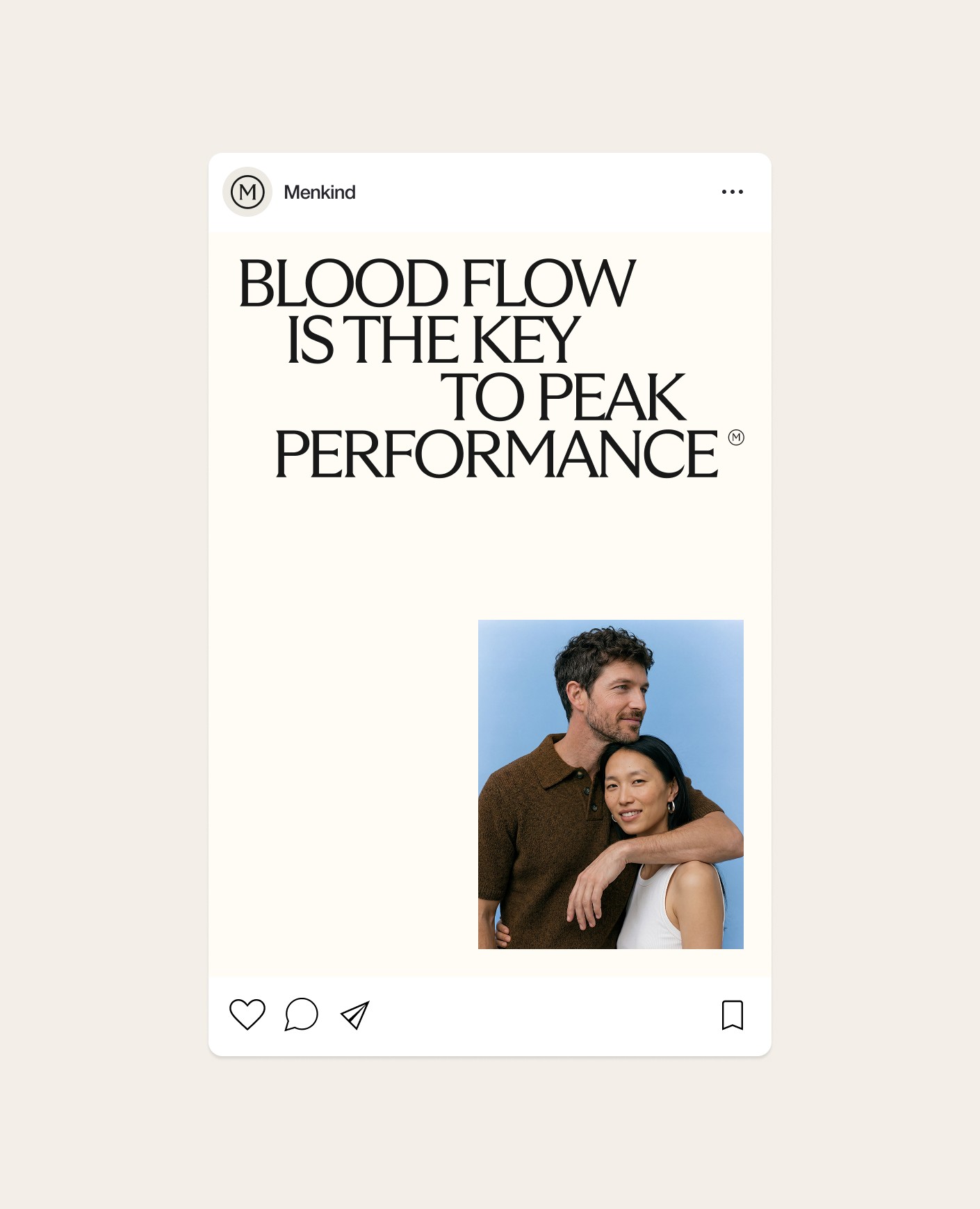 Menkind social media visual