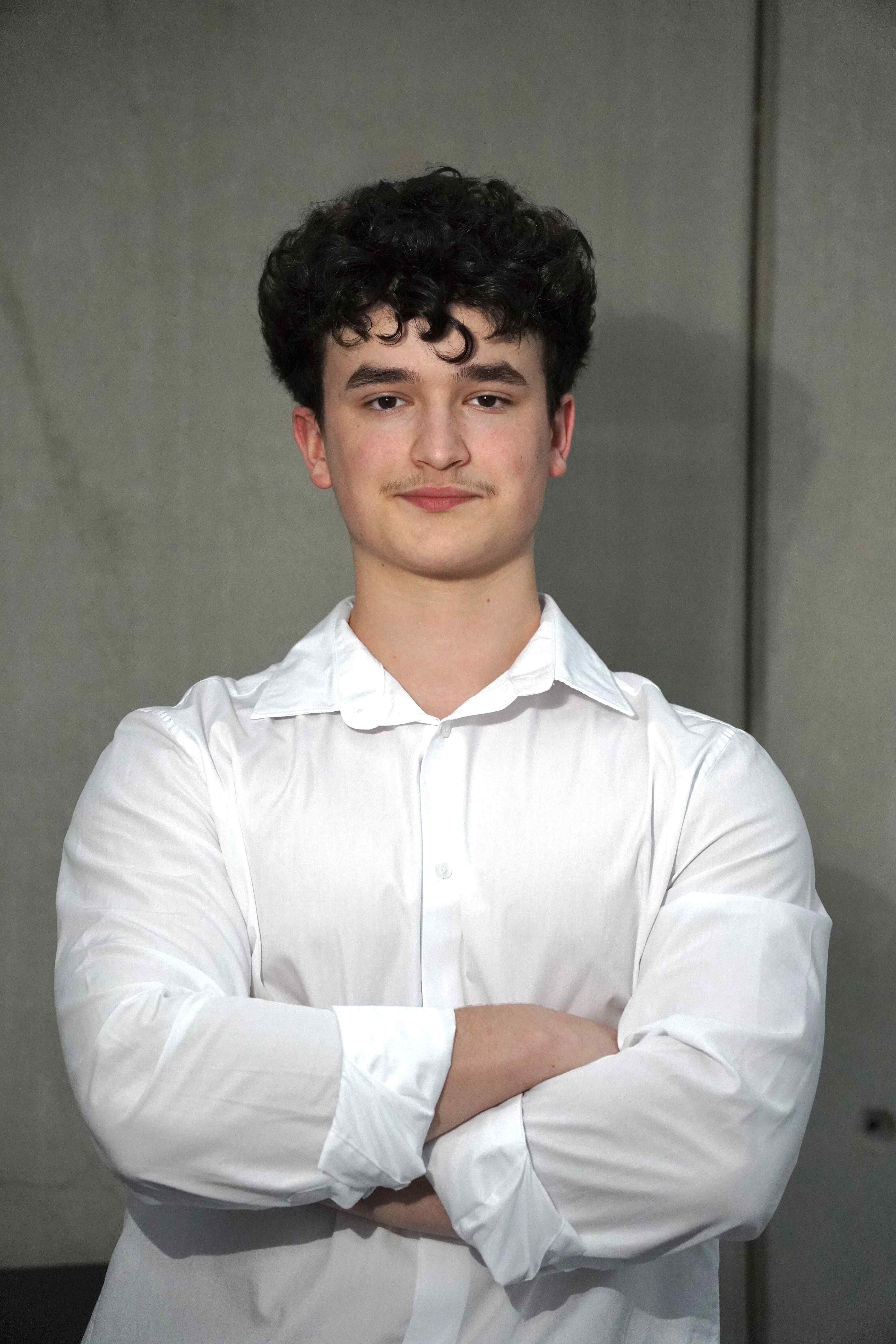 Frontportrait von Vincent