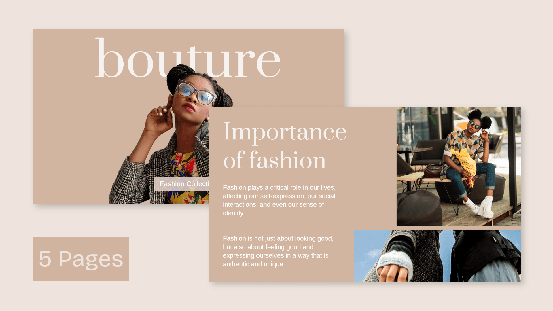 Bouture Fashion Collection Presentation Template