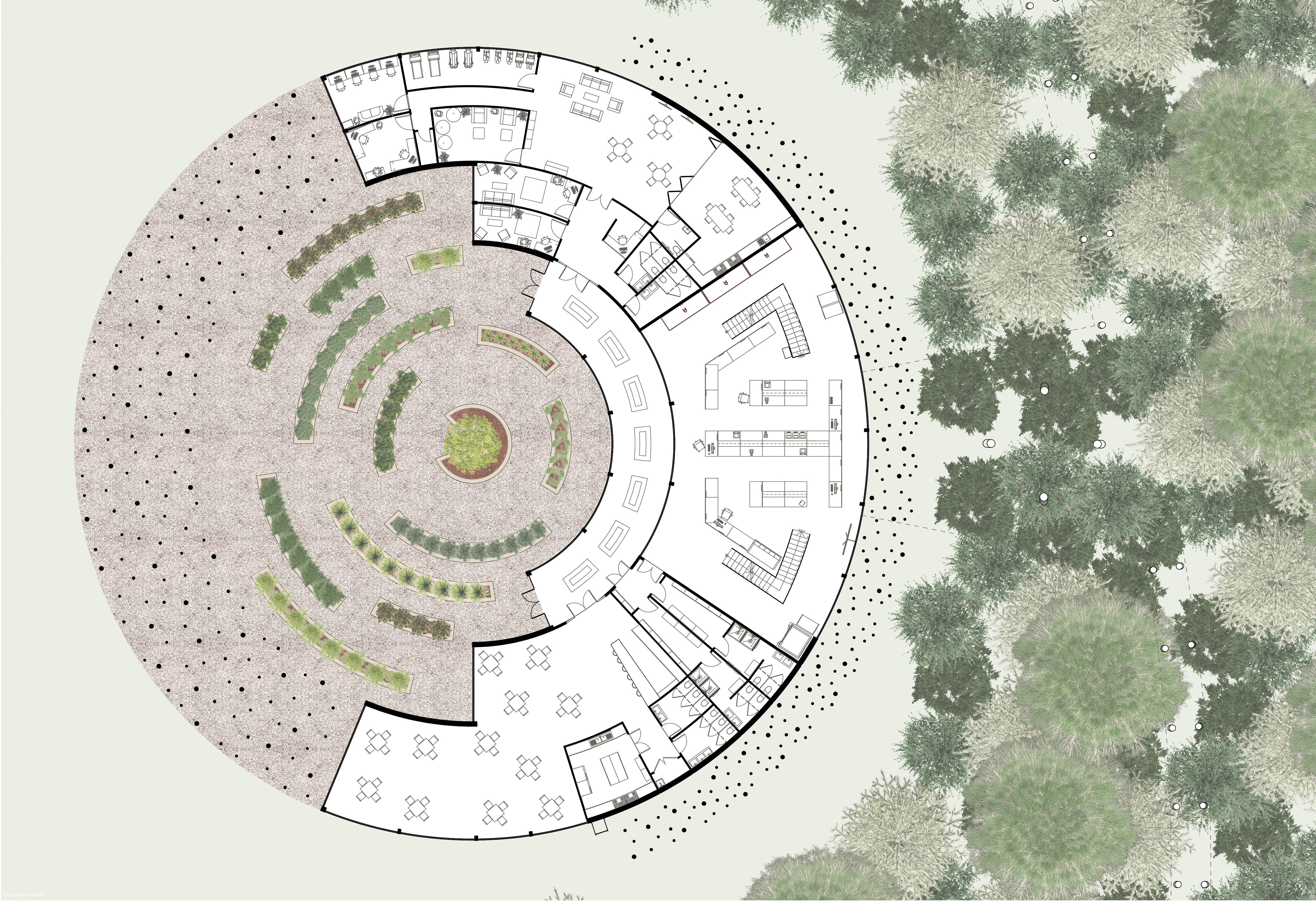 Architectural proposal exploring design for recovery: Landscape