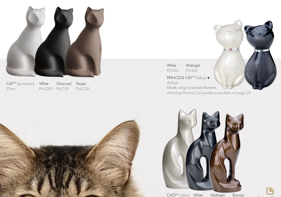 Love Cat Urns – original supplier products