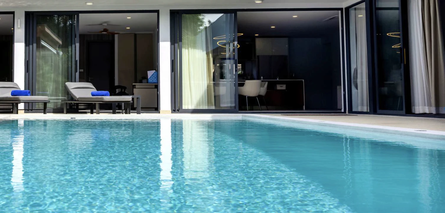 Modrý velký bazén