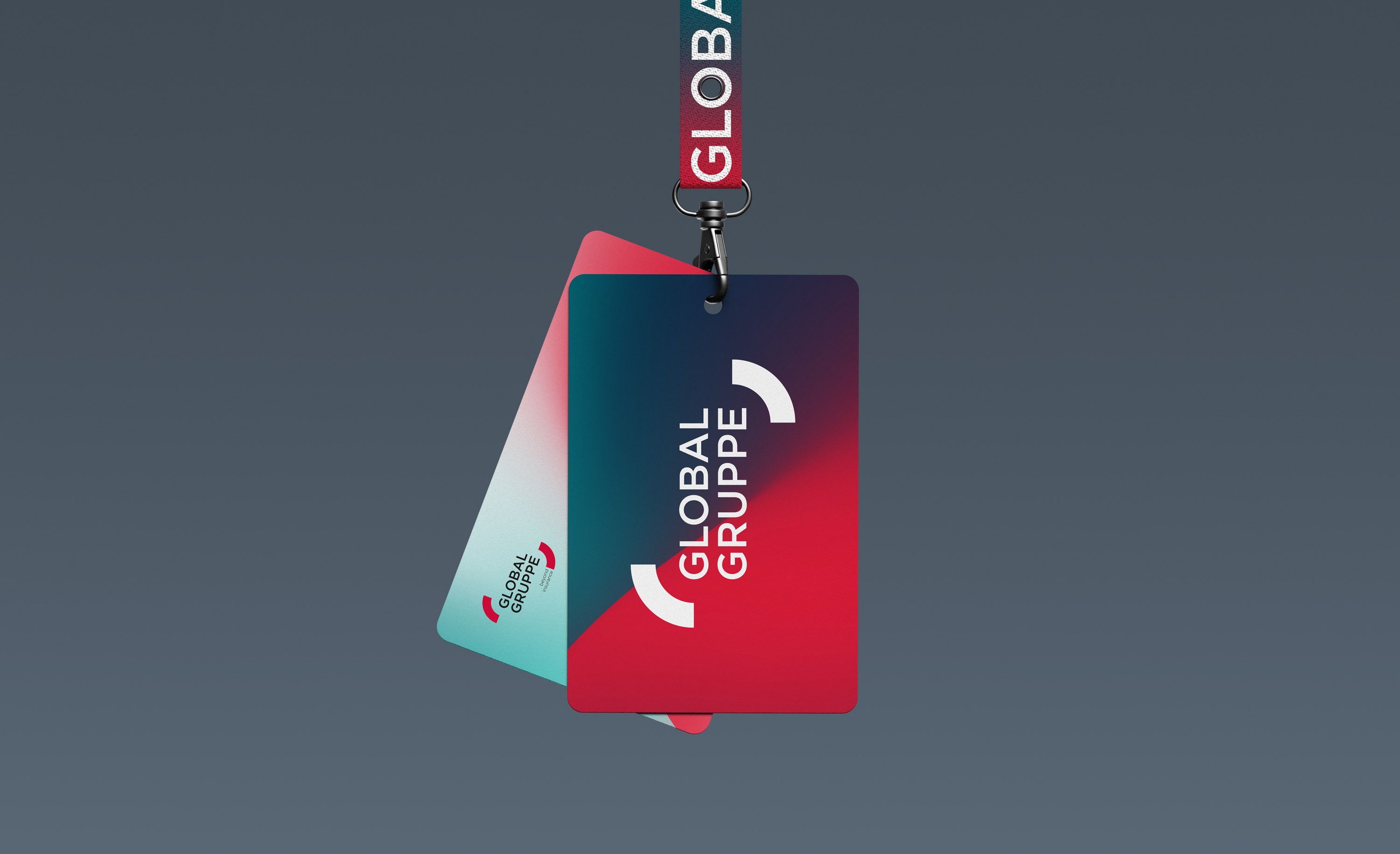 Corporate Design der Global Gruppe – definierte Farbwelt, Typografie und Gestaltungssystem.
