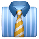 business shirt and tie emoji