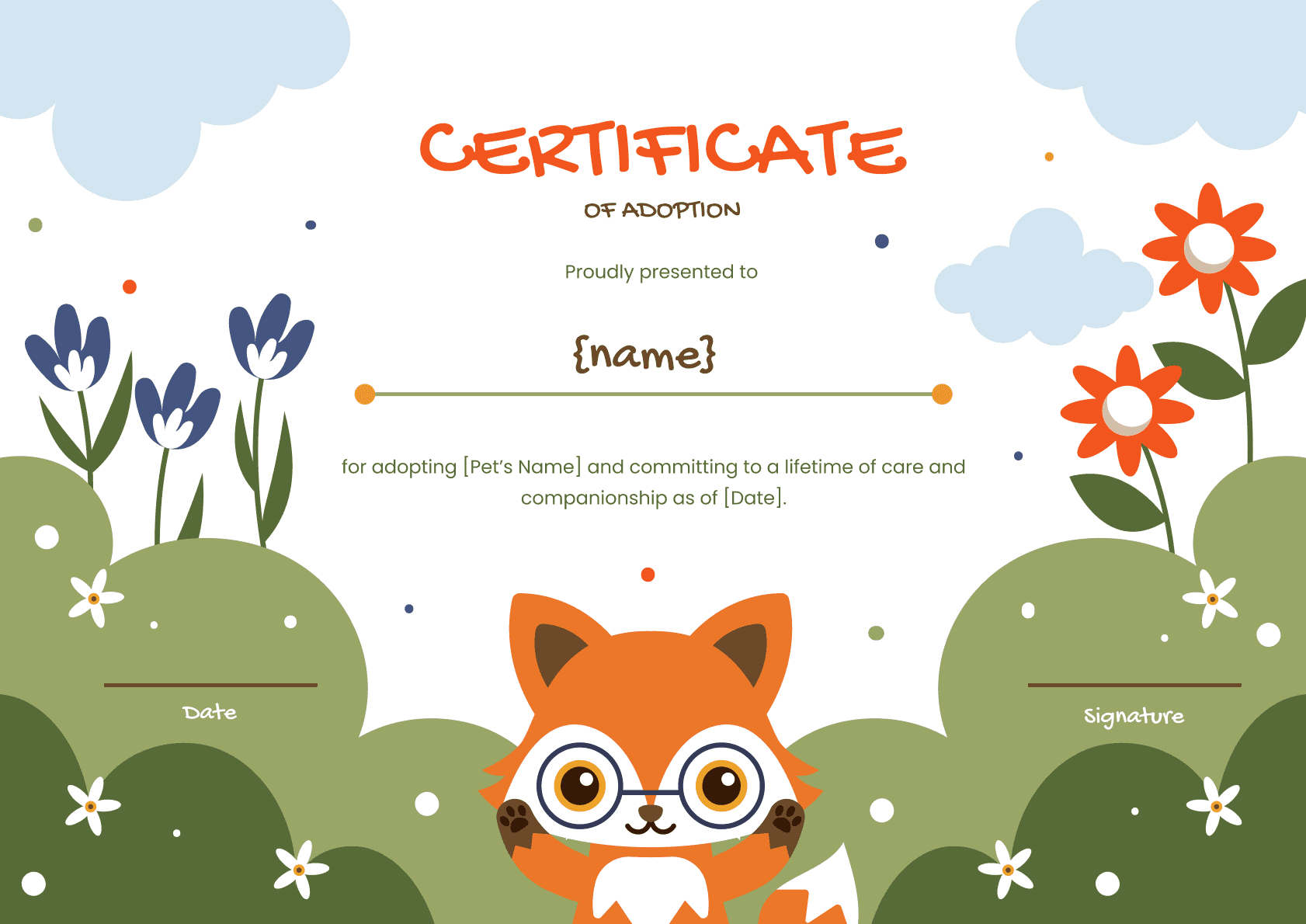 Wauld - Professional and attractive green recognition badge template