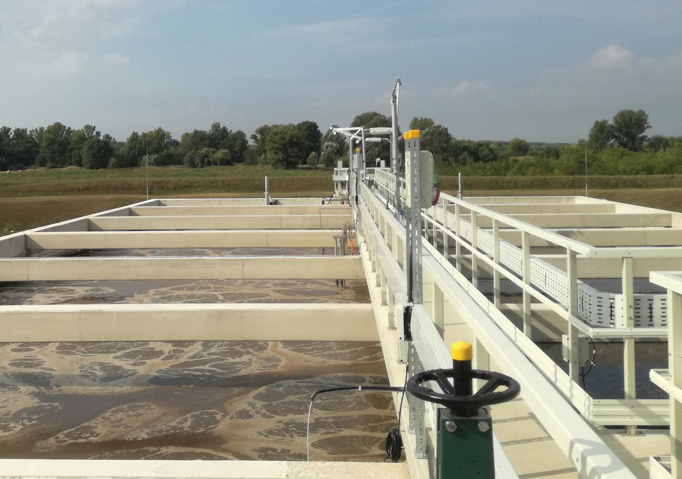 CYCLATOR SBR basins at the Jászfényszaru municipal wastewater treatment plant, Hungary