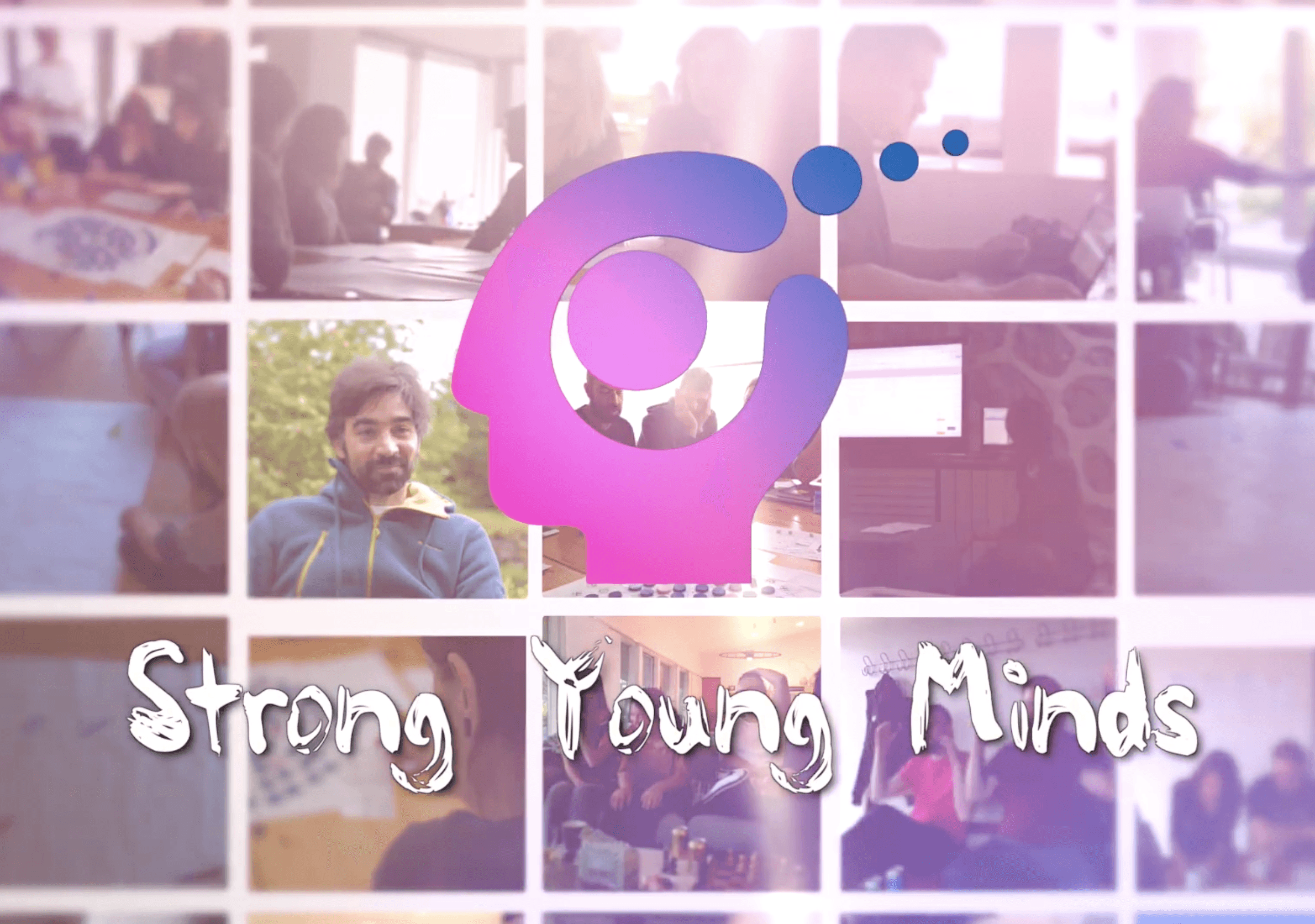 Green microscopic organism with textured surface and smaller structures surrounding it on a black background.