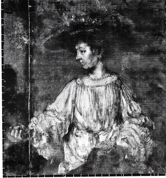 X-radiograph of the same painting
