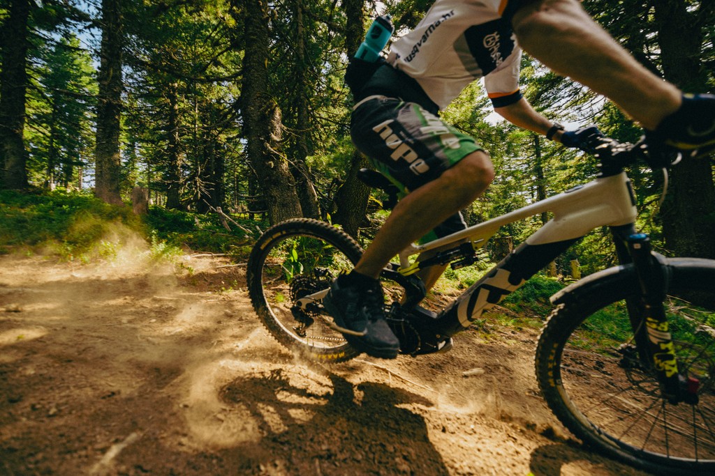 Lynx Freeride e-mountain bike in the Sharr Mountains region