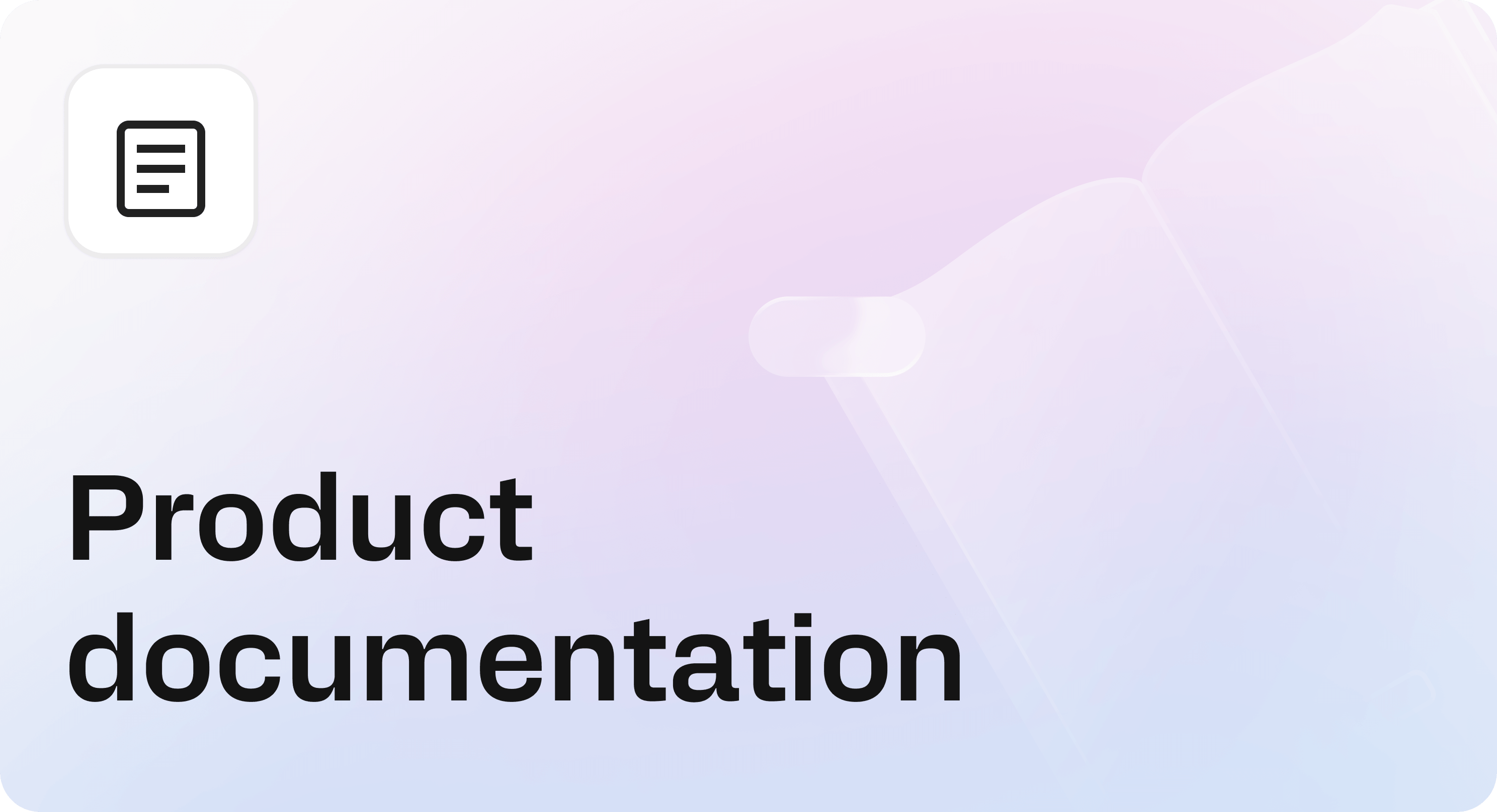 Cover image for Helpview article about product documentation