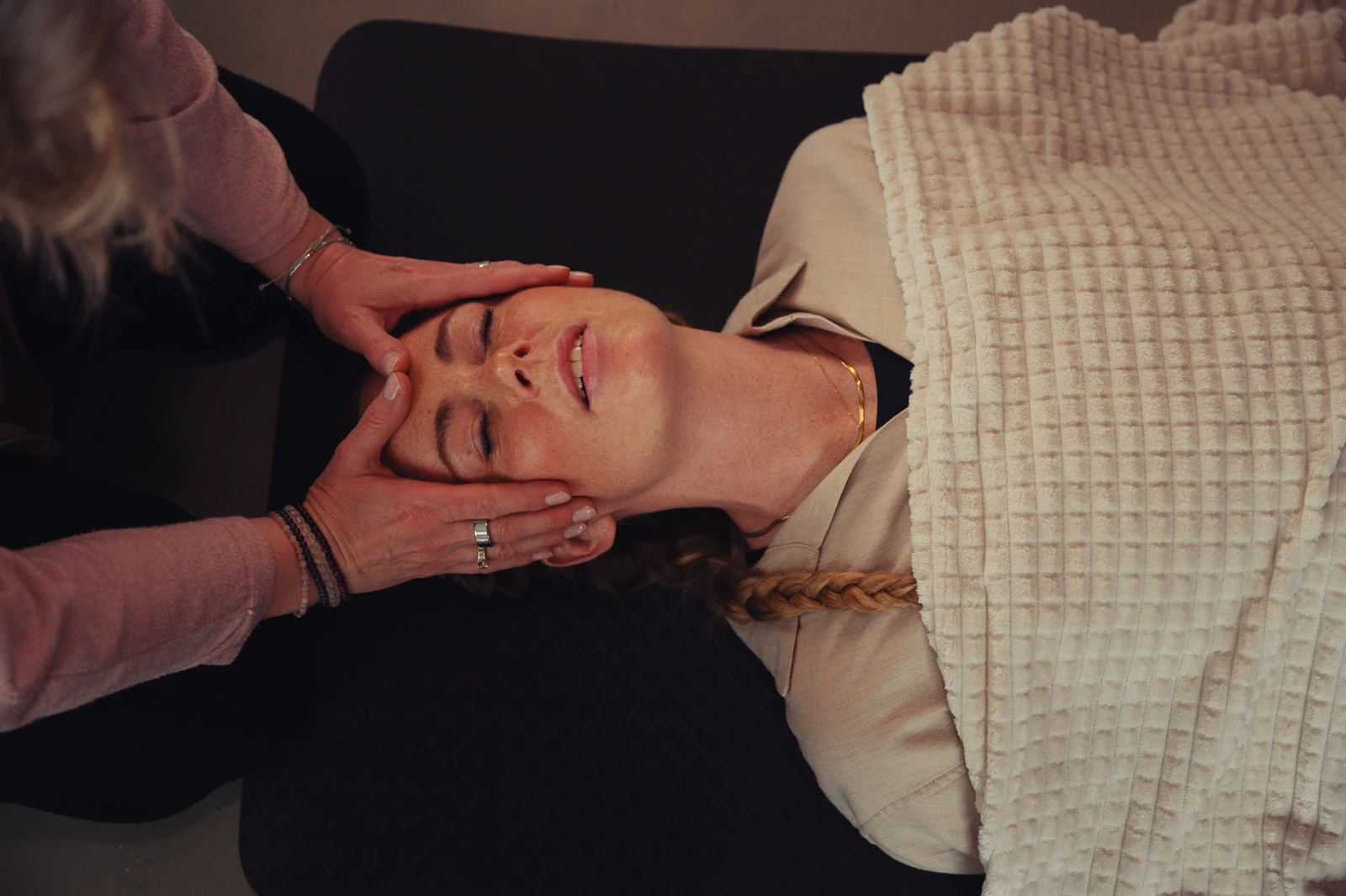 A sunlit comfy chair in a hut located high in the mountain
