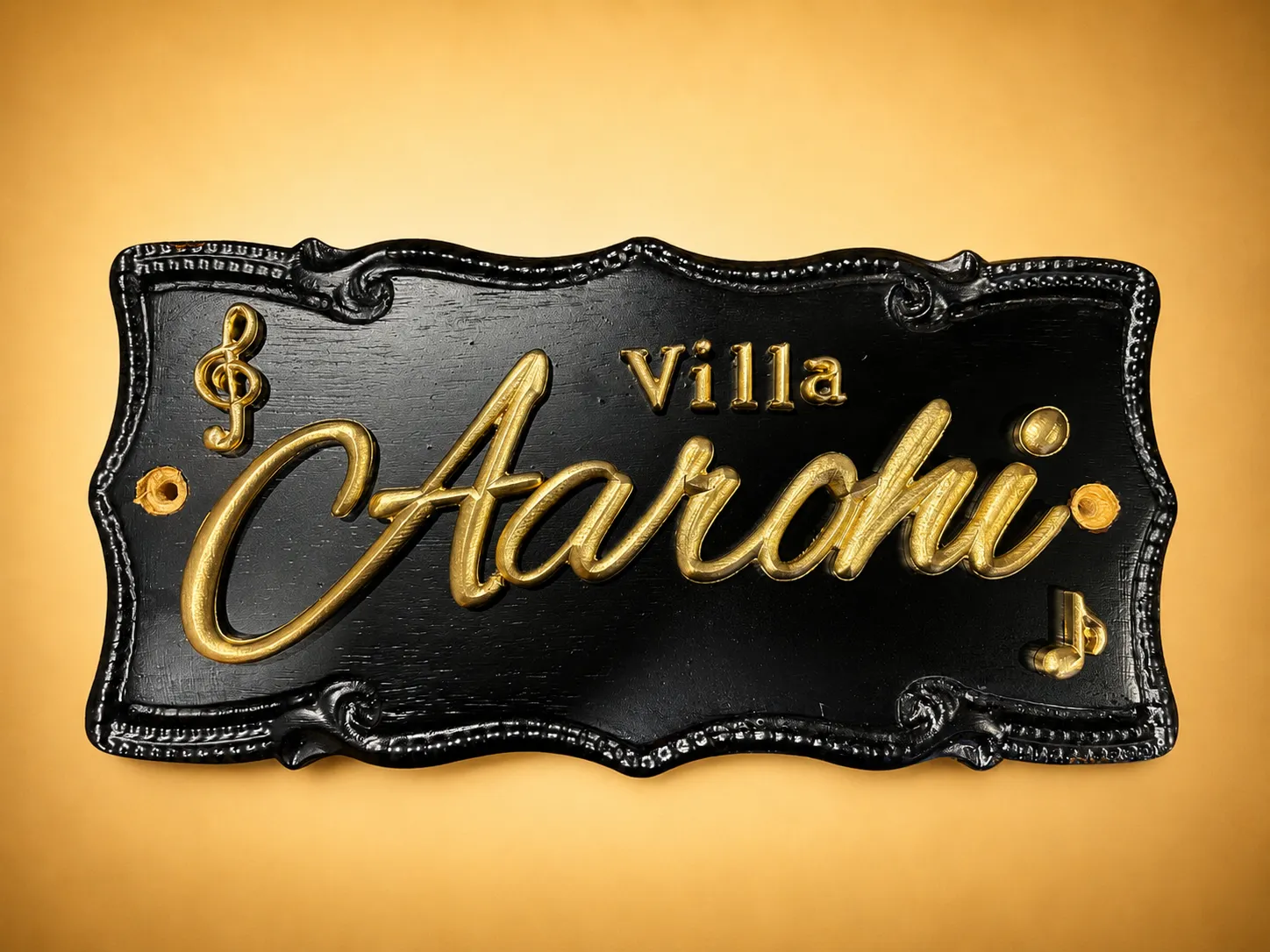 brass name plates engraved
