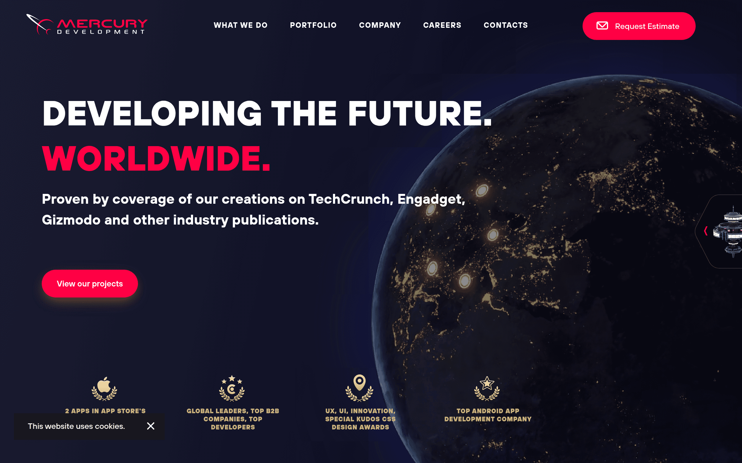 Mercury Development Screenshot