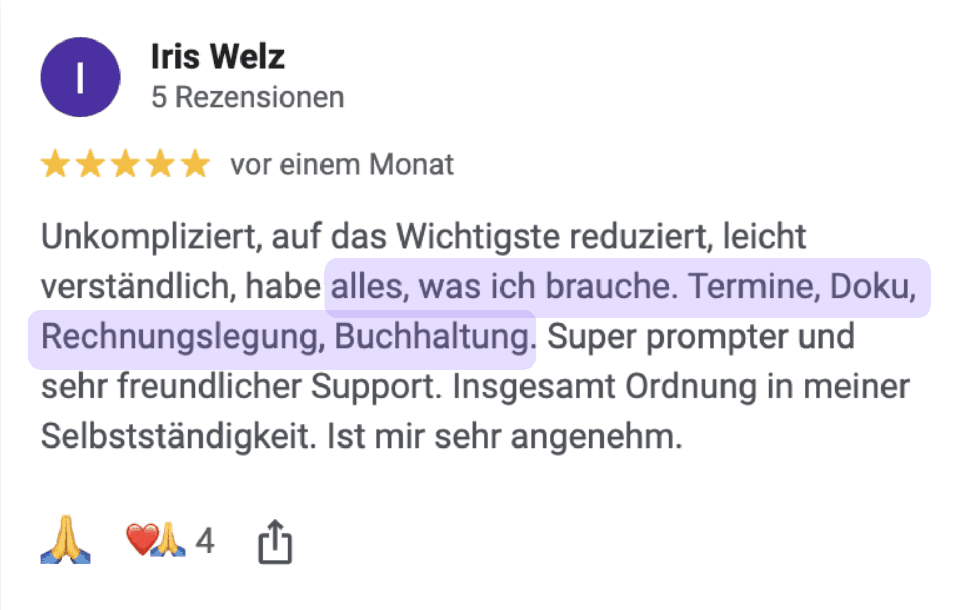 Rezension von Iris Welz