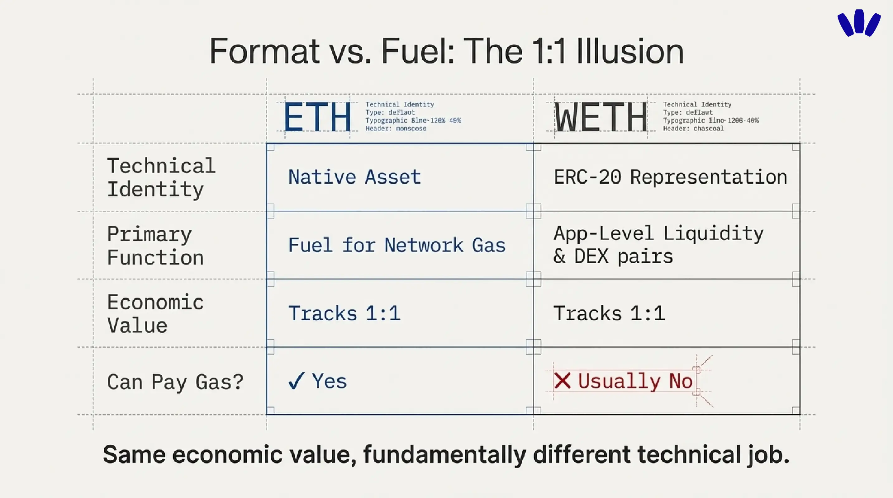 ETH vs WETH: are they the same thing?