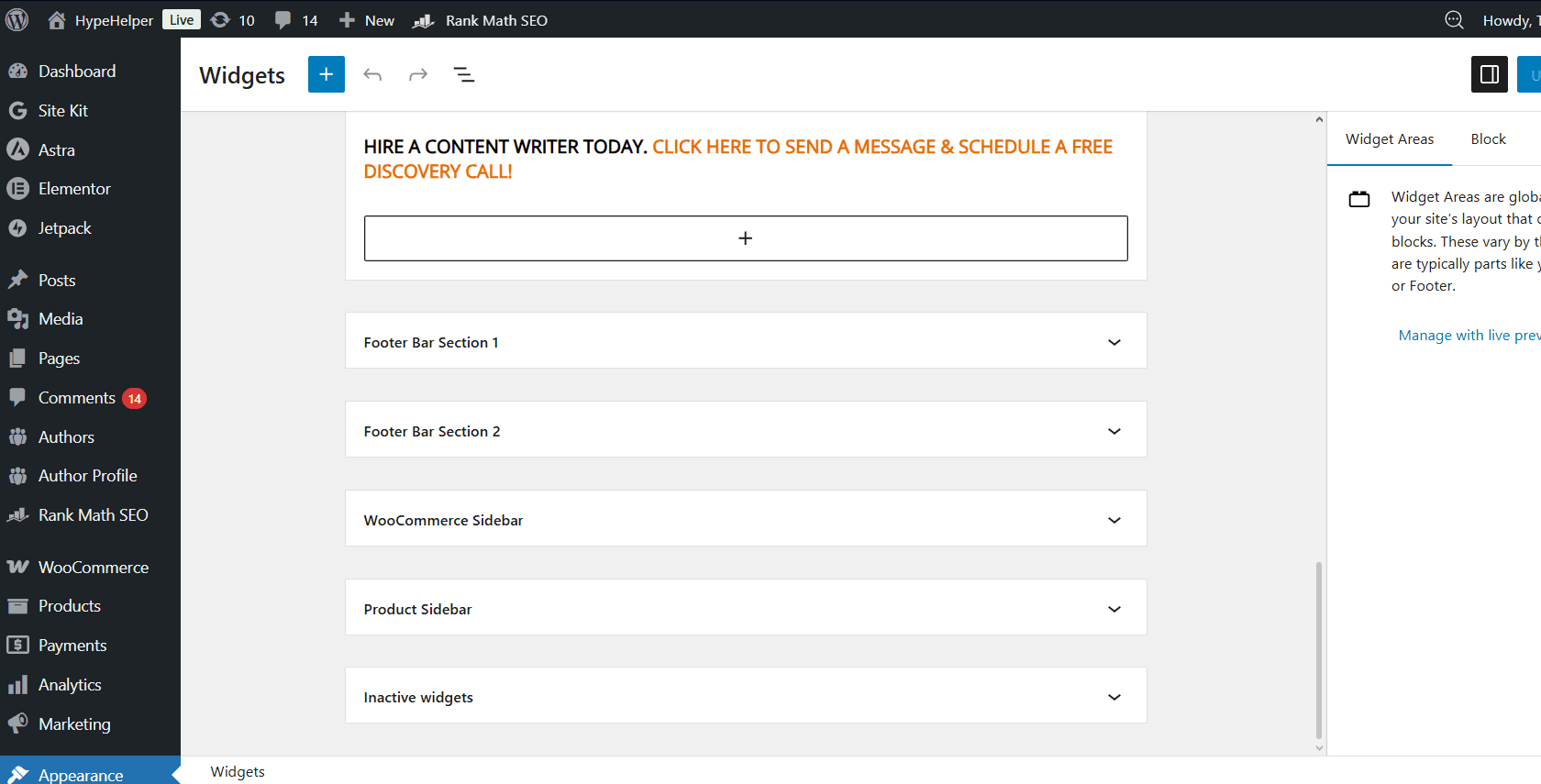 add widget