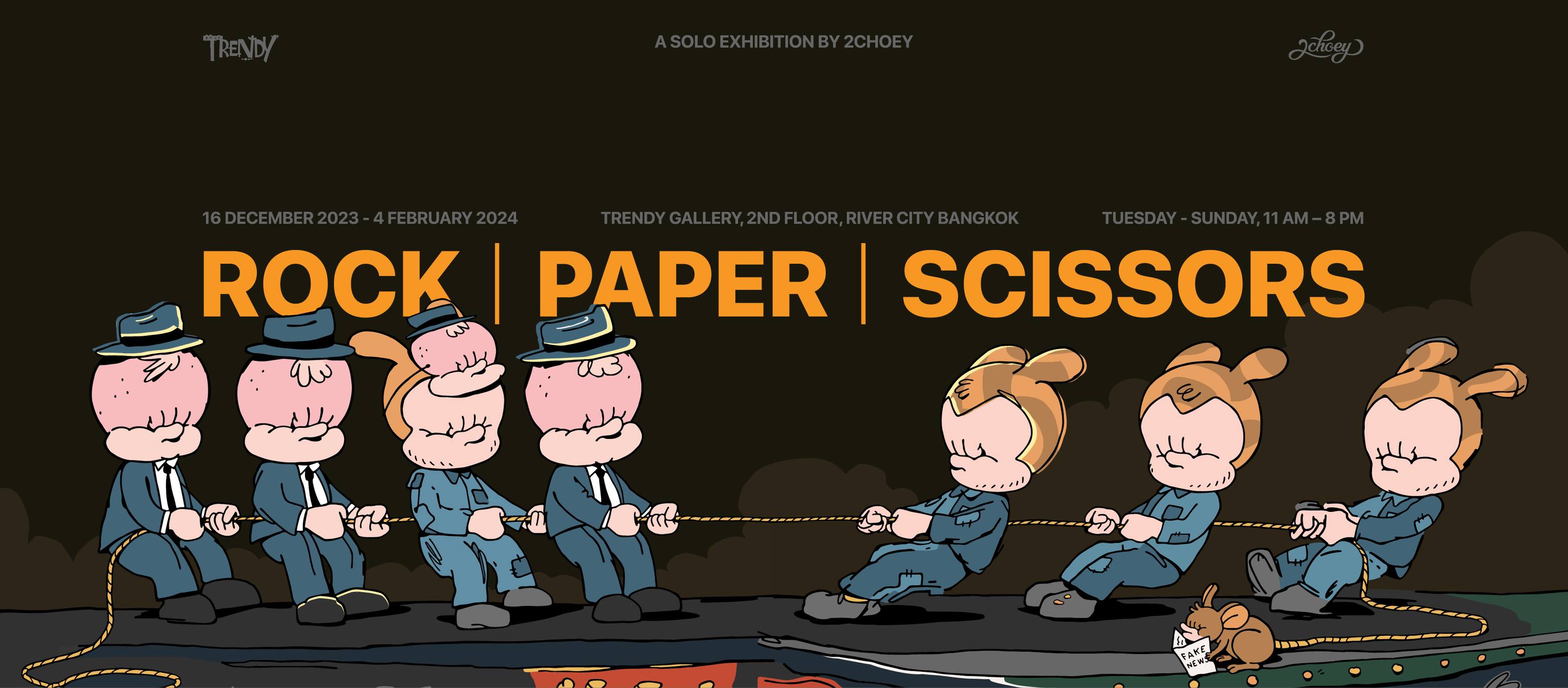 Rock Paper Scissors Bangkok Art City
