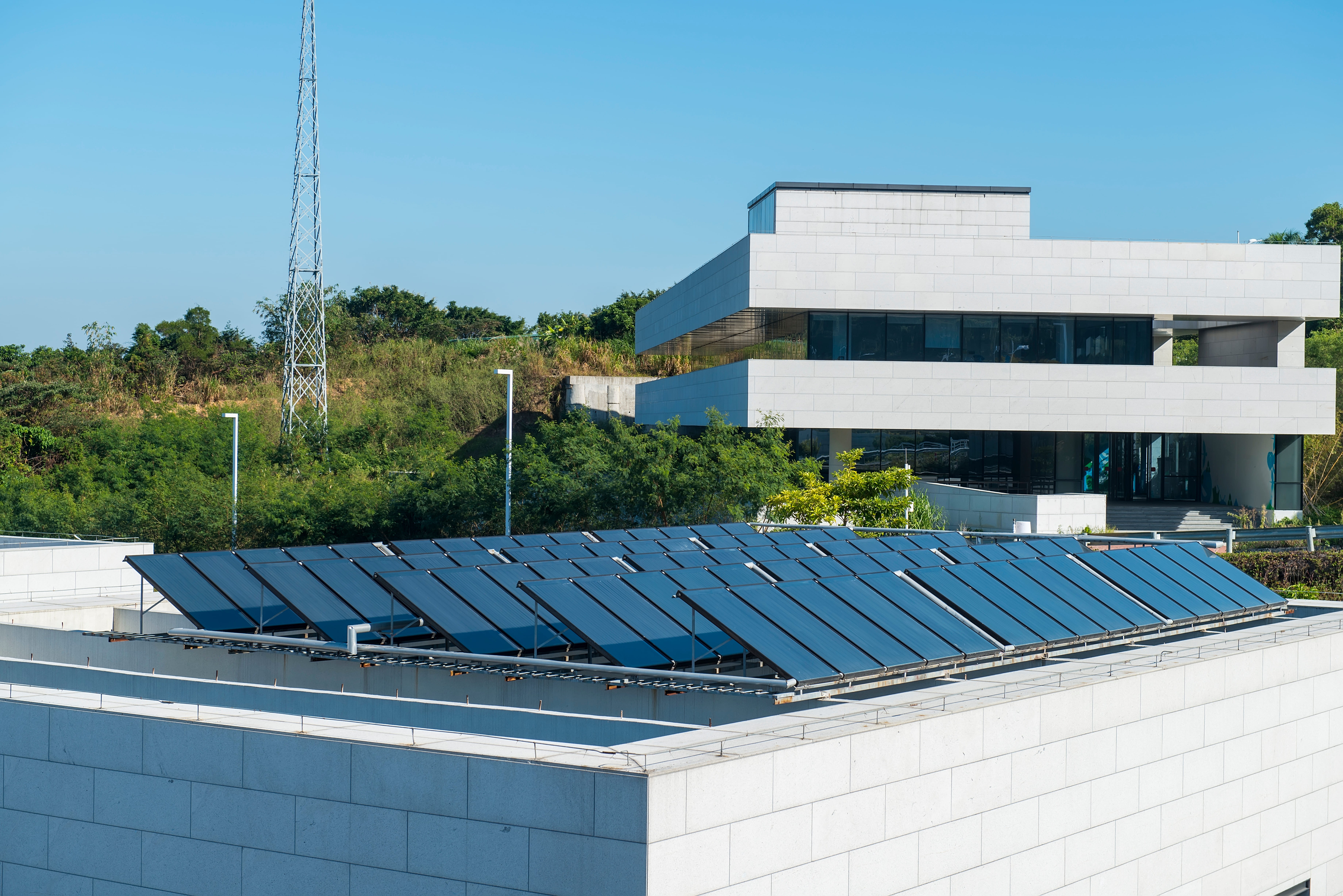 solar-panels-on-building-roof