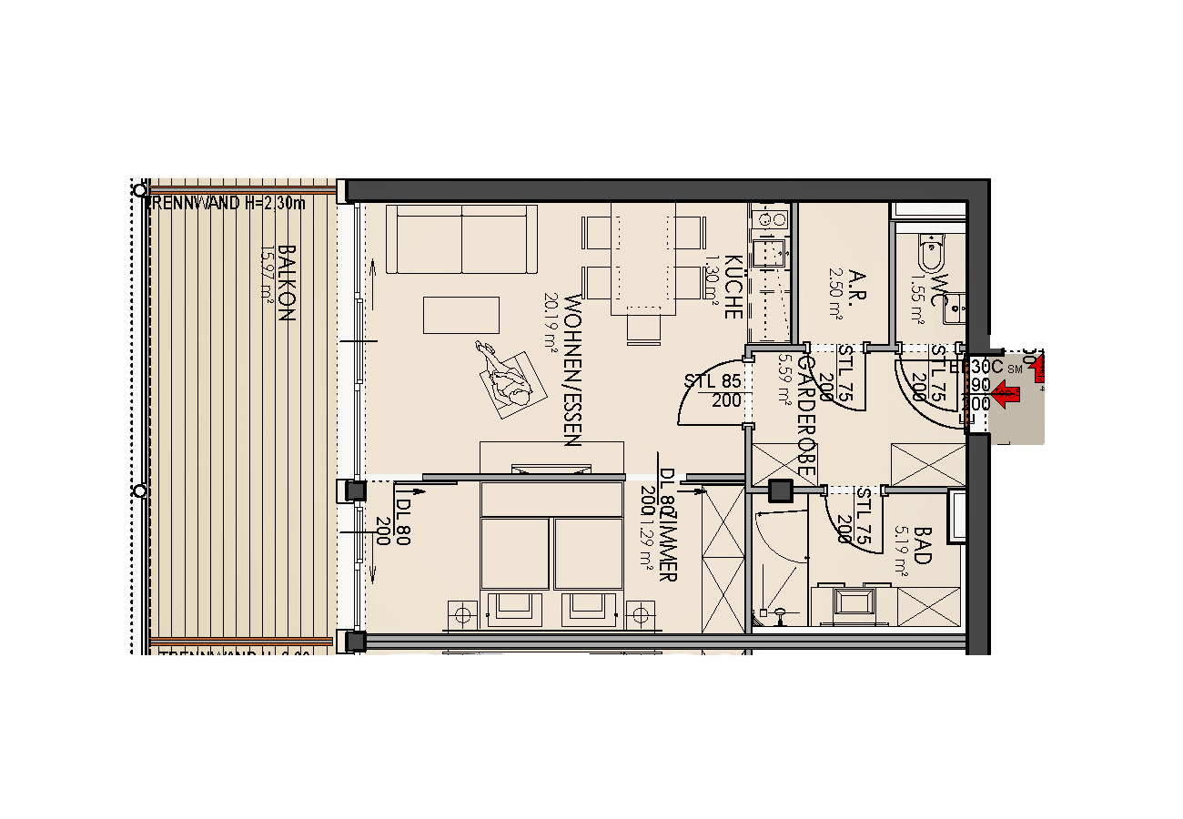 Prestige Suite Plan