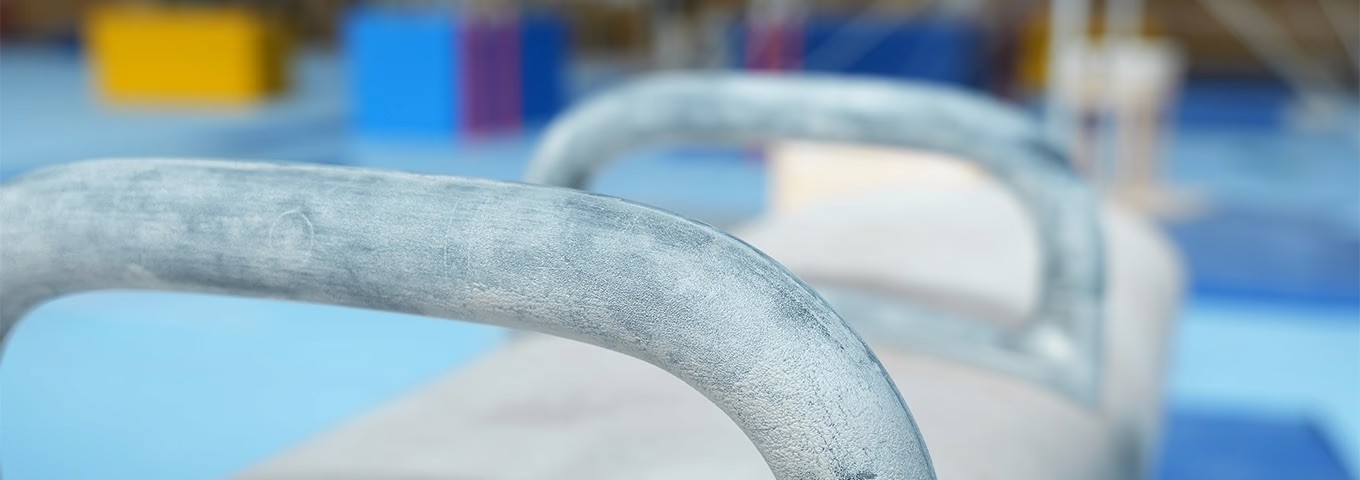 group of men sliding on blue canopy