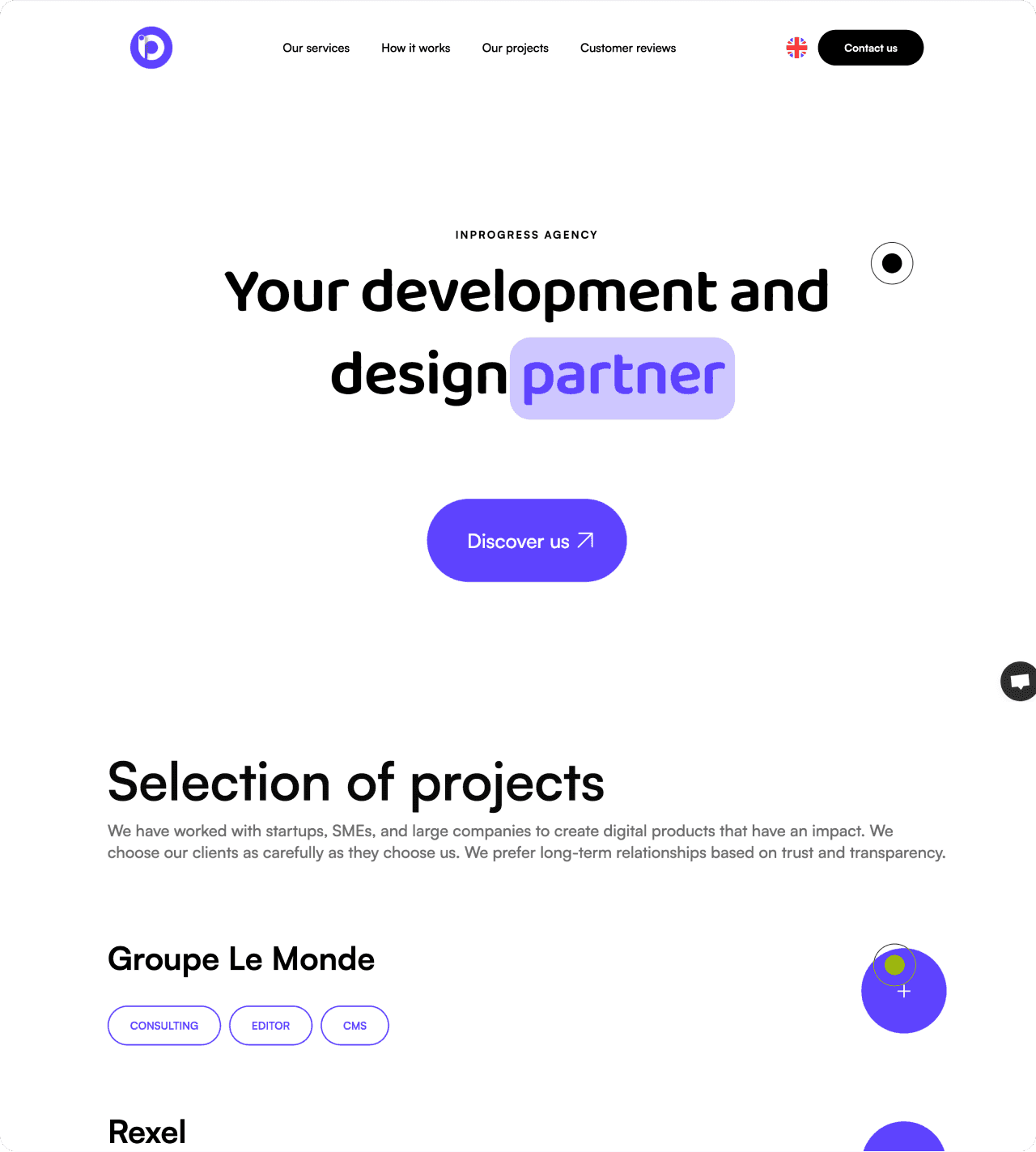 In Progress Agency Website