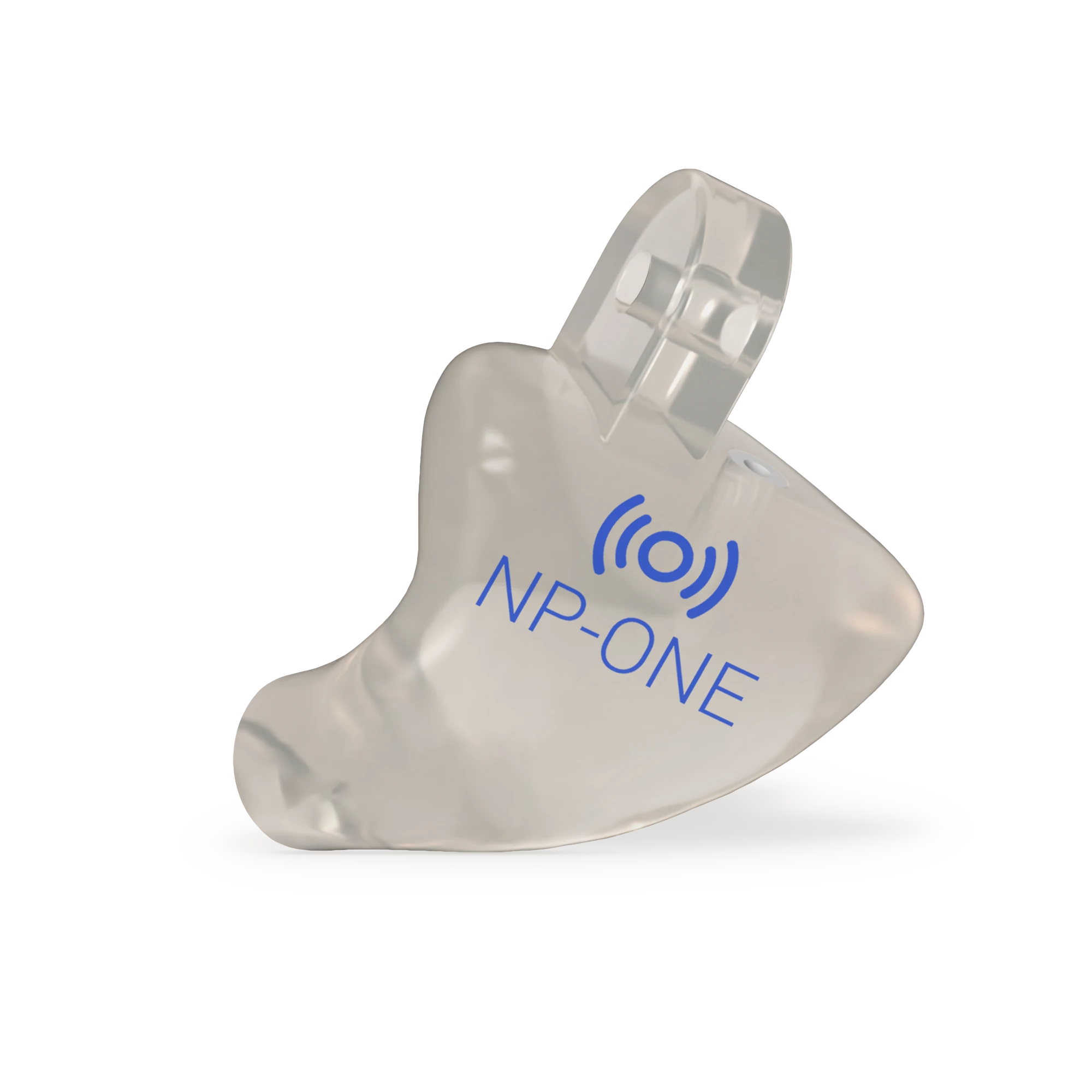 NP-ONE Silicone Transparent With pull tab · cord & clip