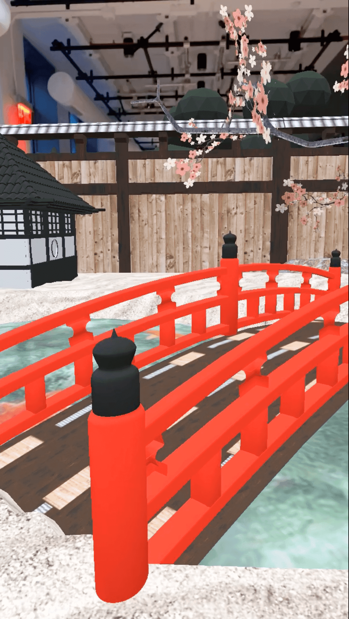 a vr screen mockup of an accessibility project