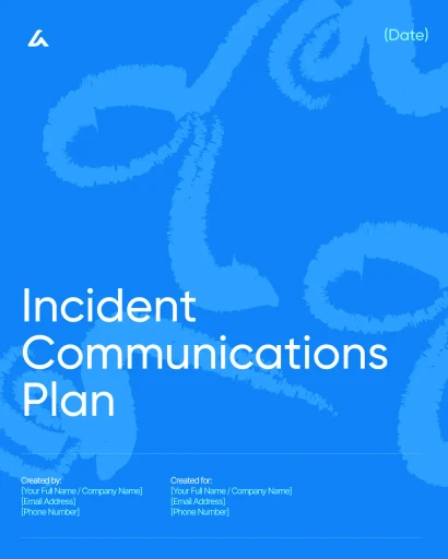 Incident Communications Plan 
