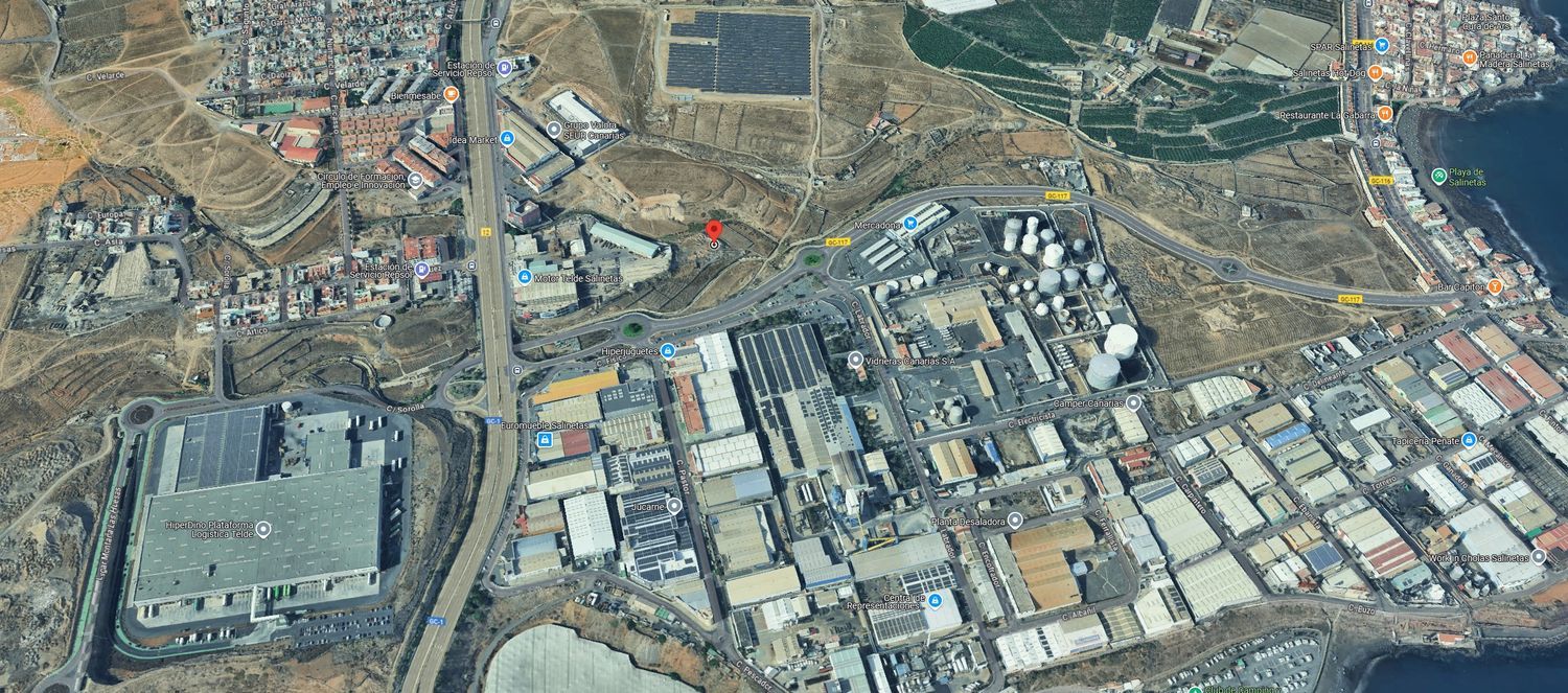 Telde vista desde el aire