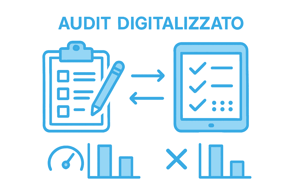 Infografica comparativa: revisione contabile tradizionale o digitale?