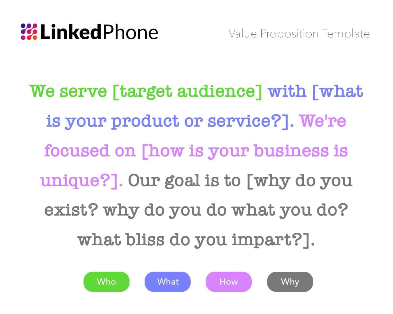 Value Proposition Template Example