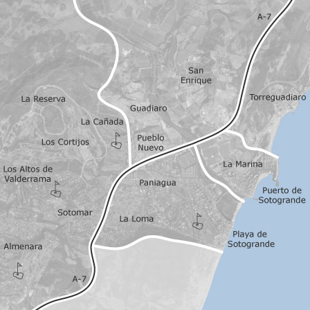 Map of Sotogrande, Cadiz: homes for sale — idealista